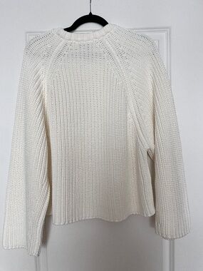 ME+EM weekend sweater in chunky cotton knit